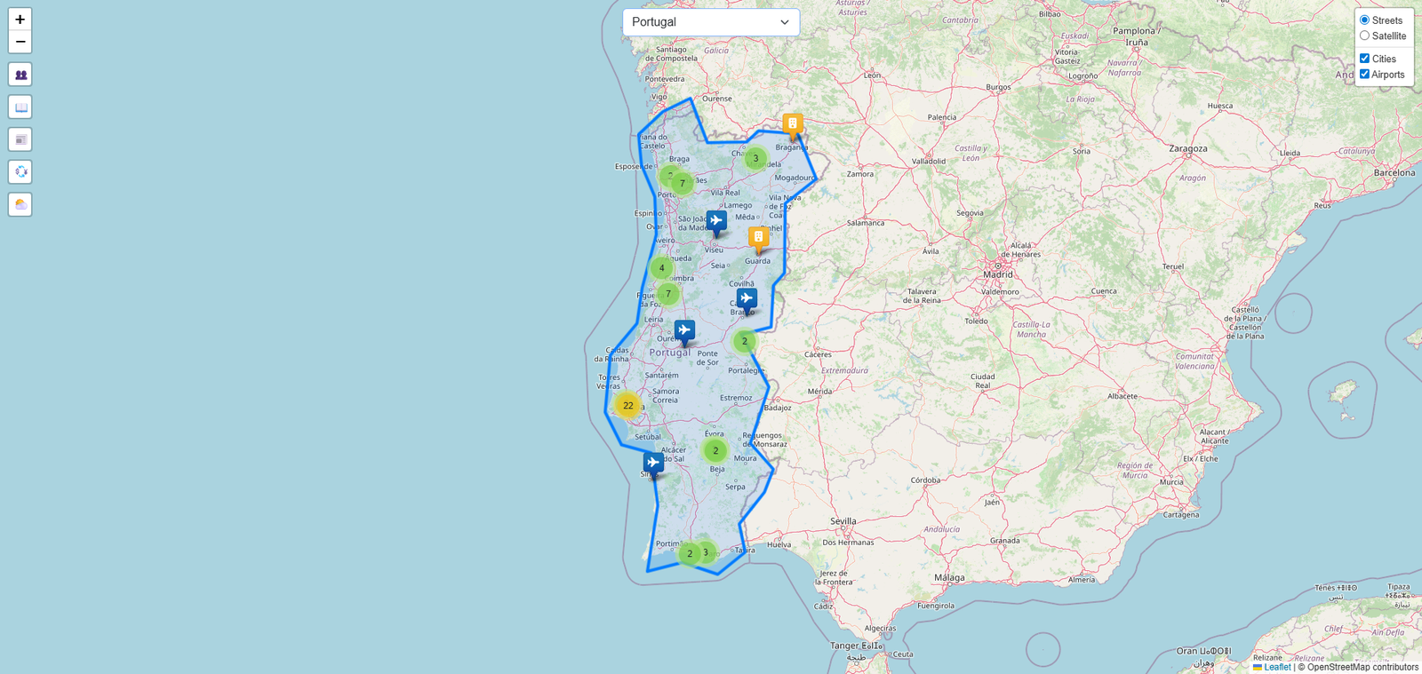 Gazetteer desktop screenshot